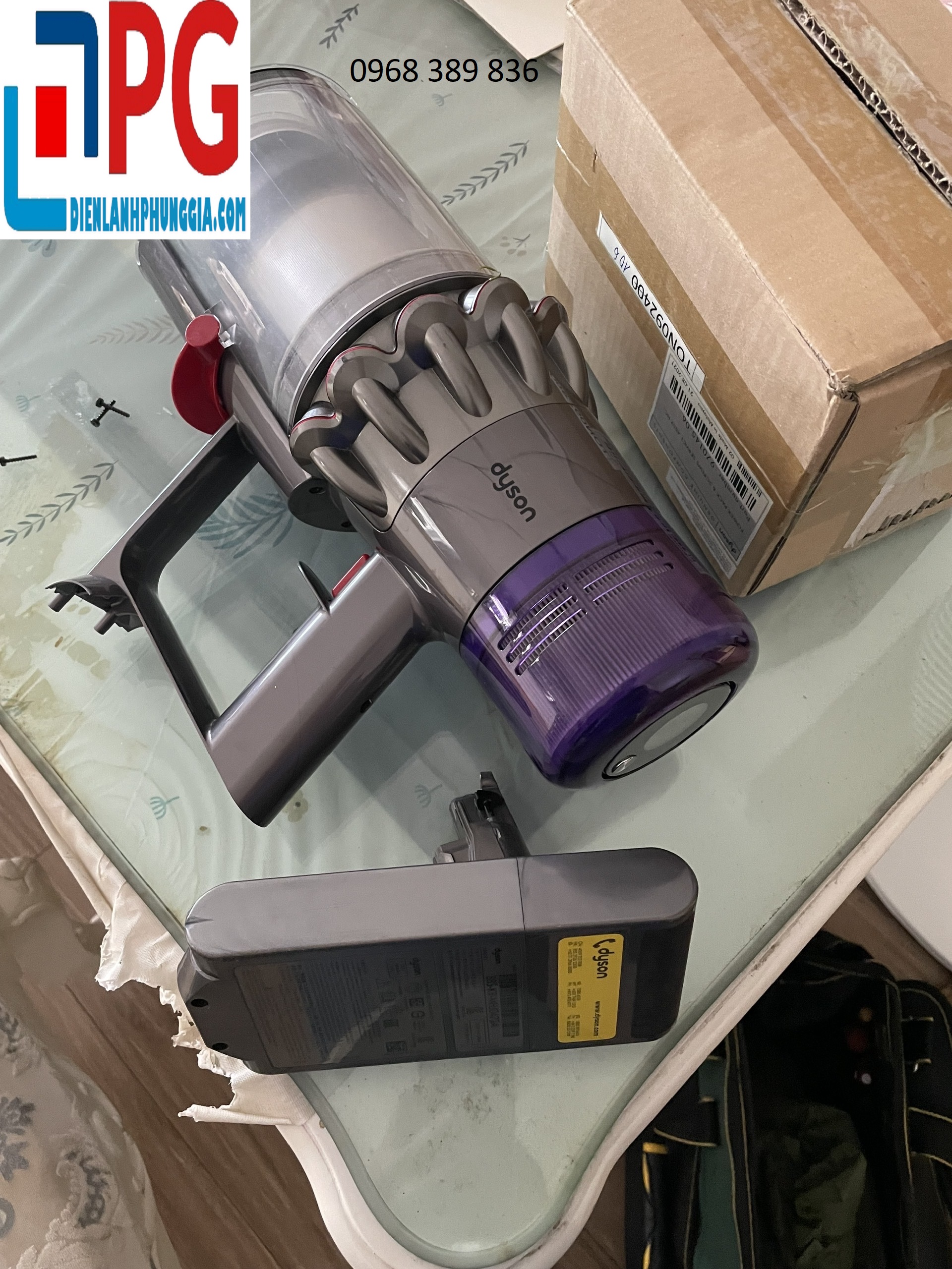 sửa máy hút bụi dyson tại kdt smart city