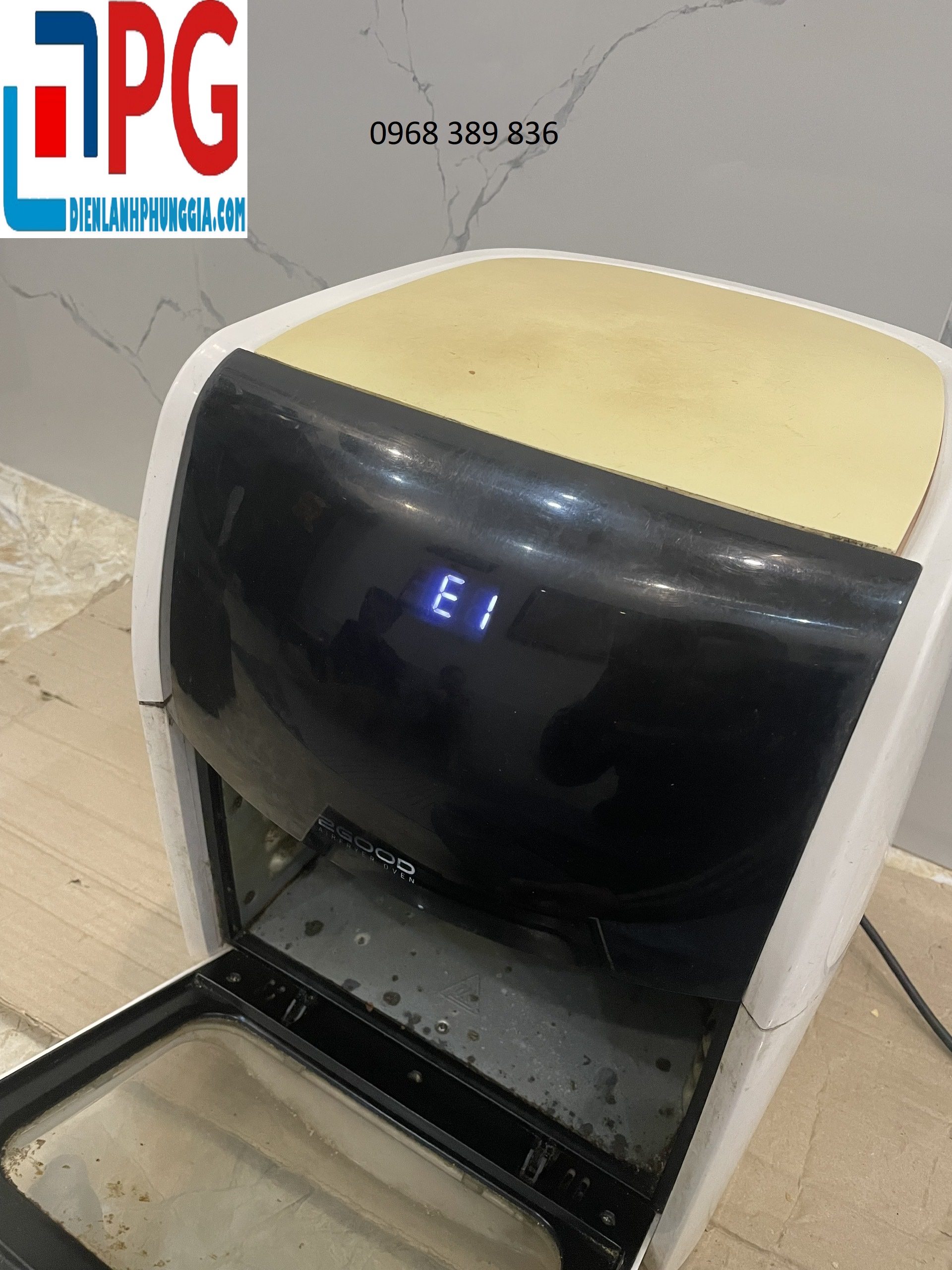 Sửa nồi chiên không dầu kđt Royal City