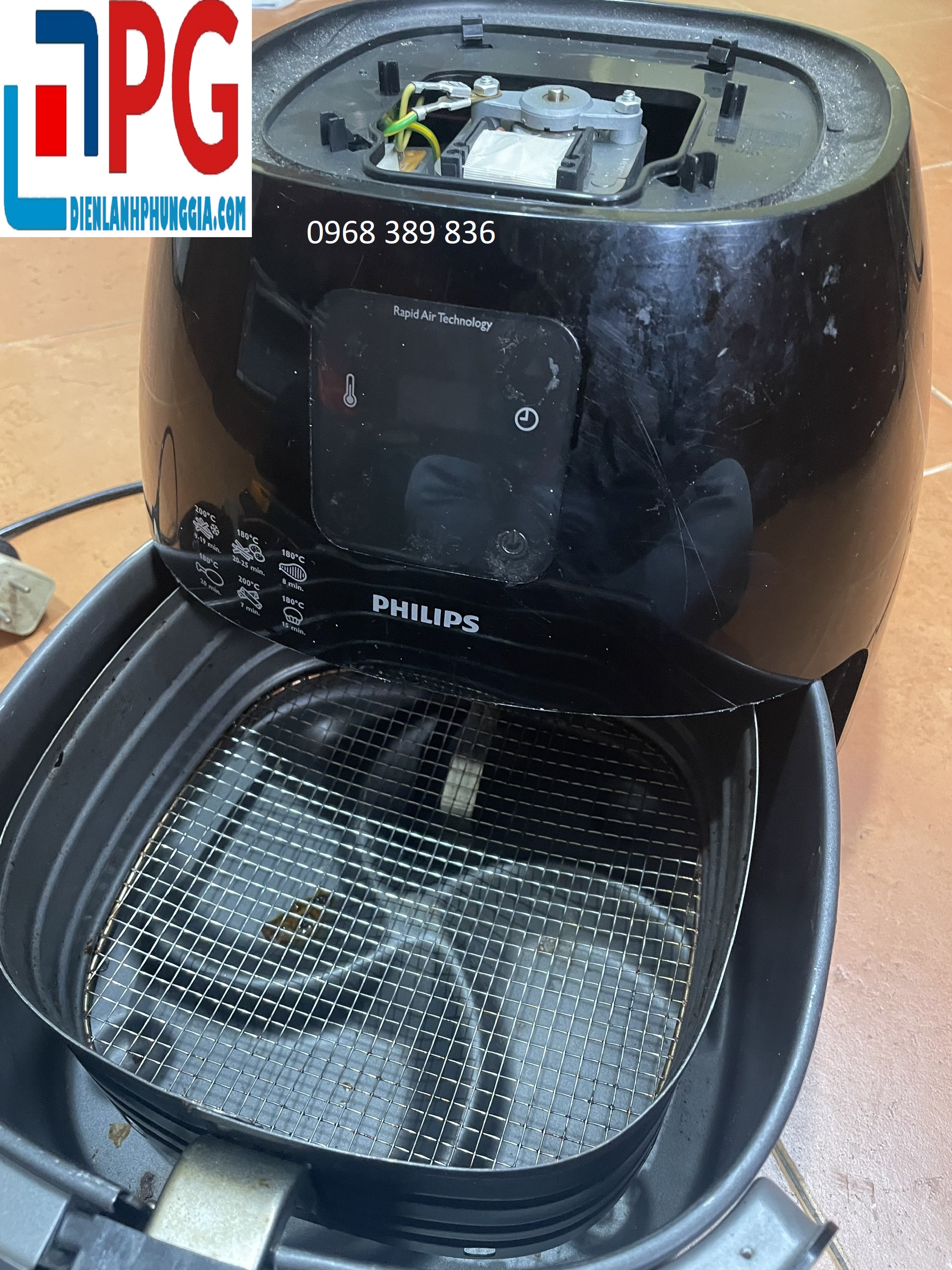 sửa nồi chiên không dầu tại Hà Đông