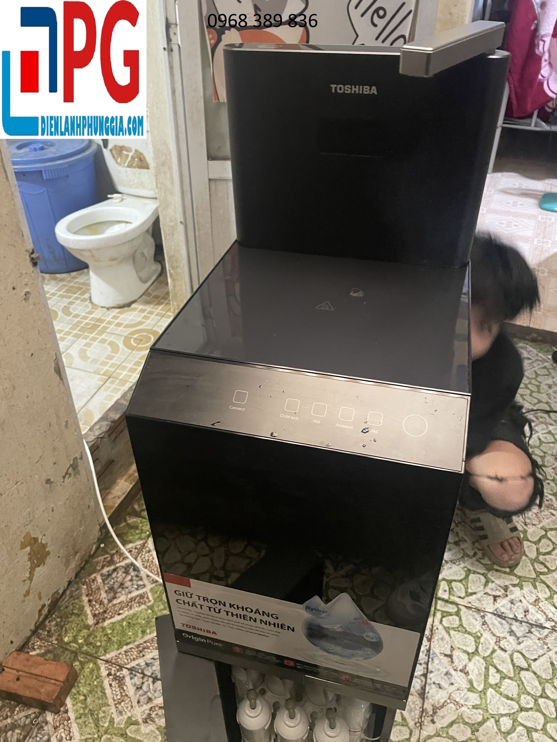 sửa cây nước nóng lạnh KĐT Vinhome Riverside