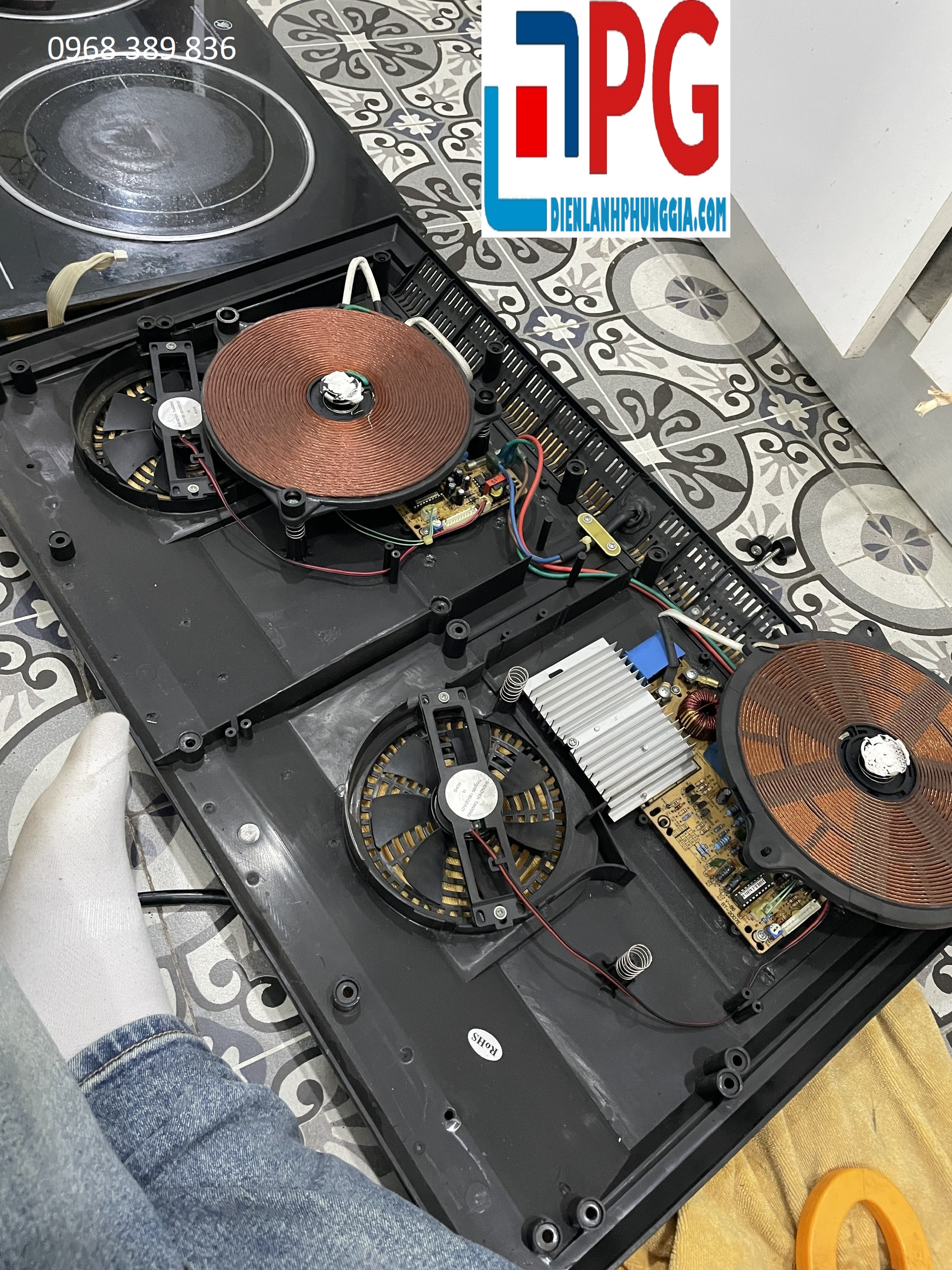 Sửa bếp từ tại VinHome River Side