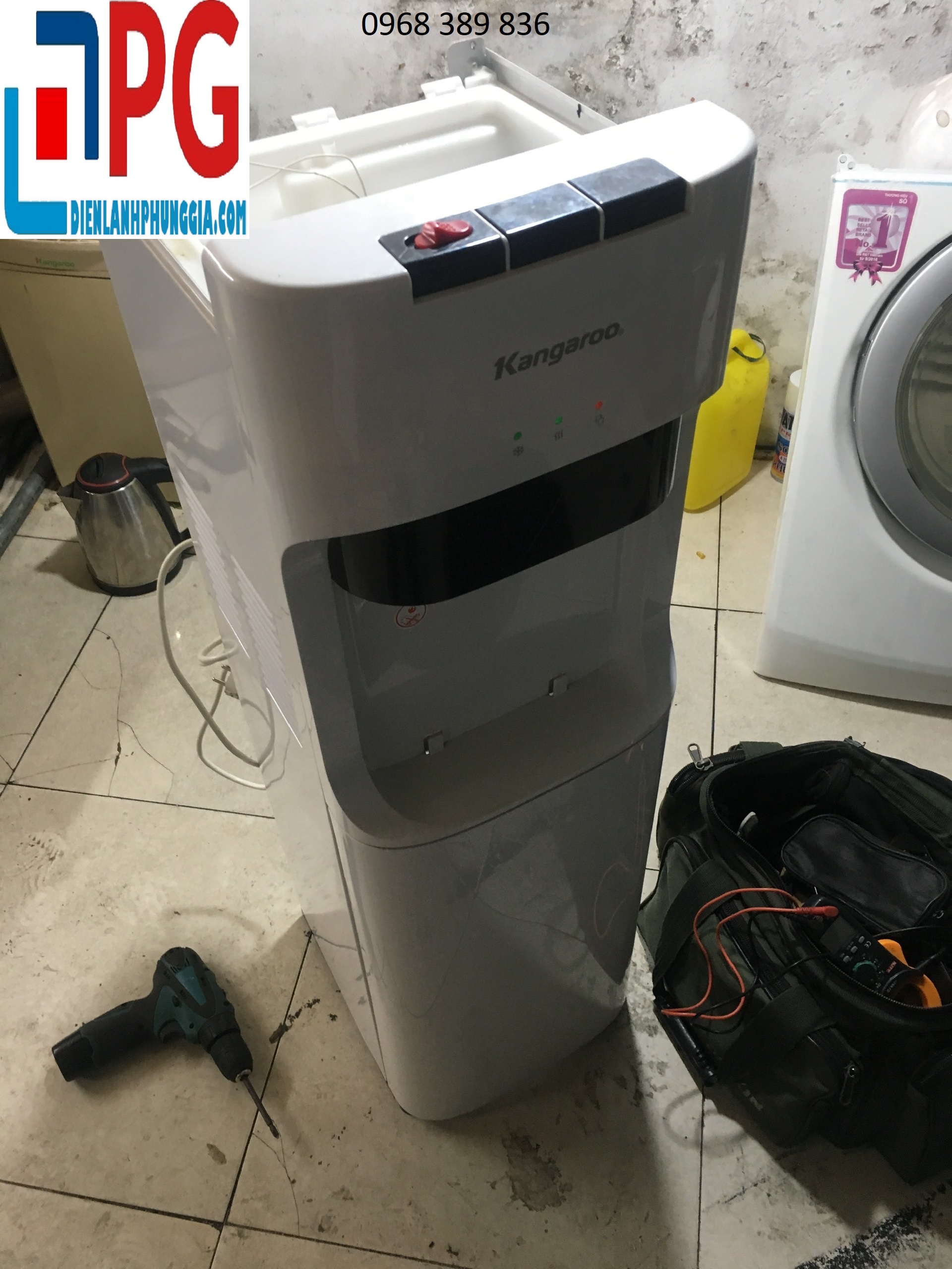 Sửa cây nước nóng lạnh KĐT Định Công