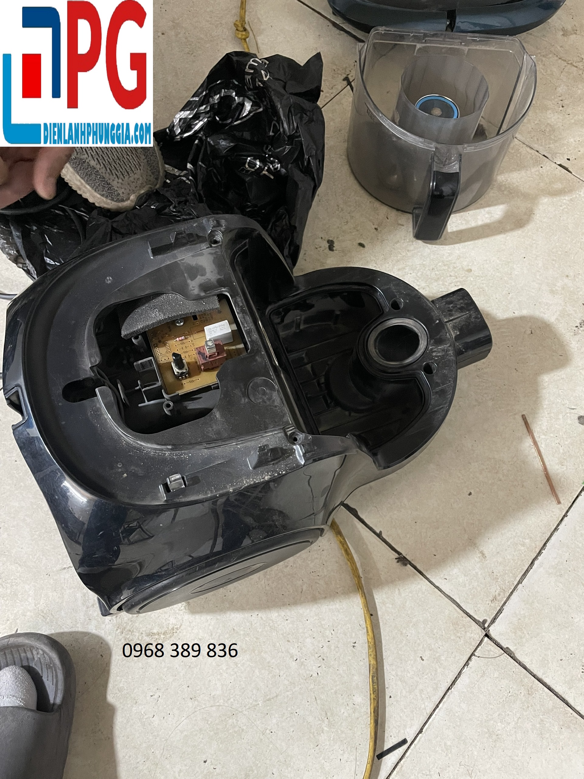 Sửa máy hút bụi tị kđt Định Công