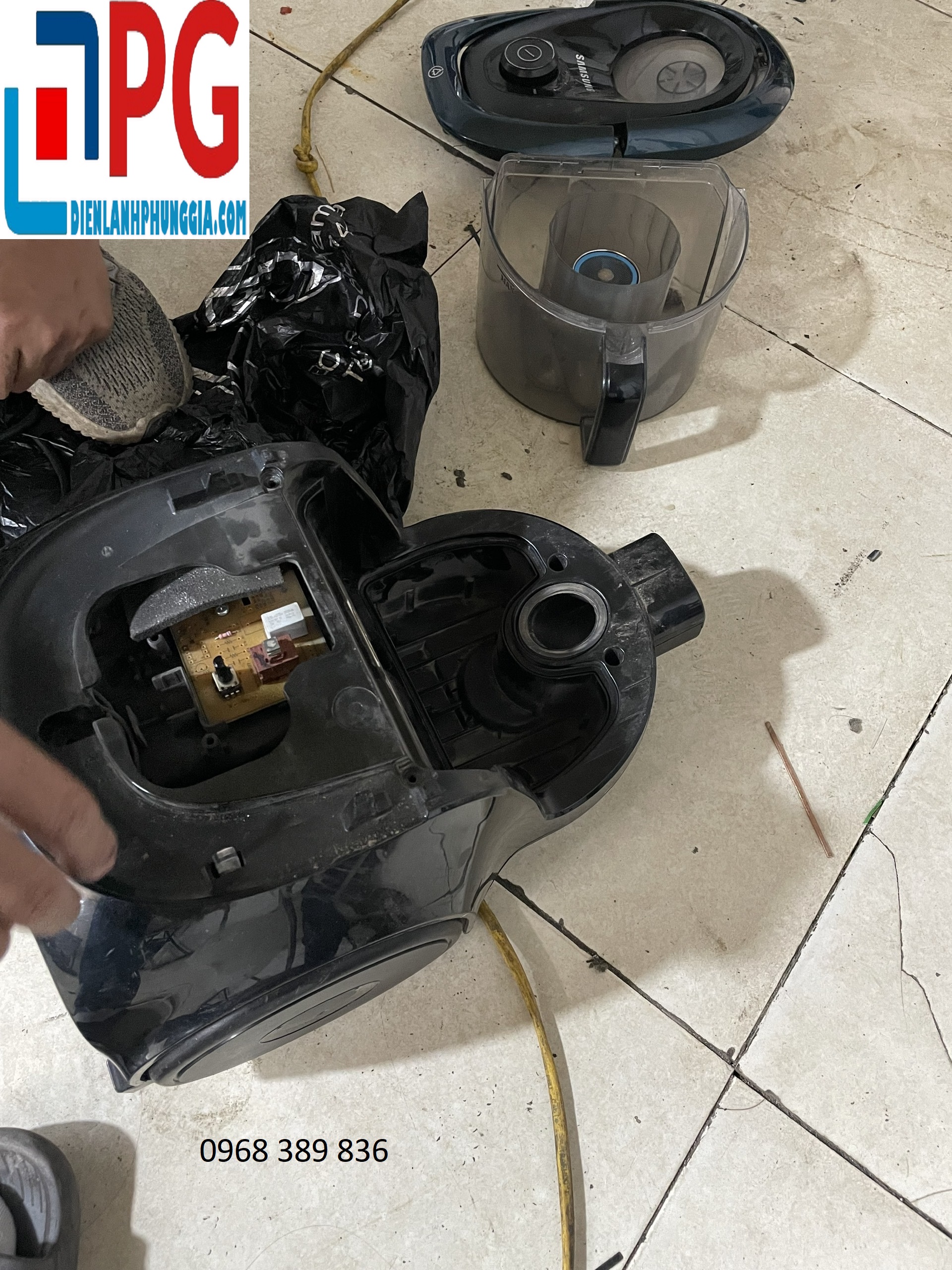 Sửa máy hút bụi tị kđt Định Công