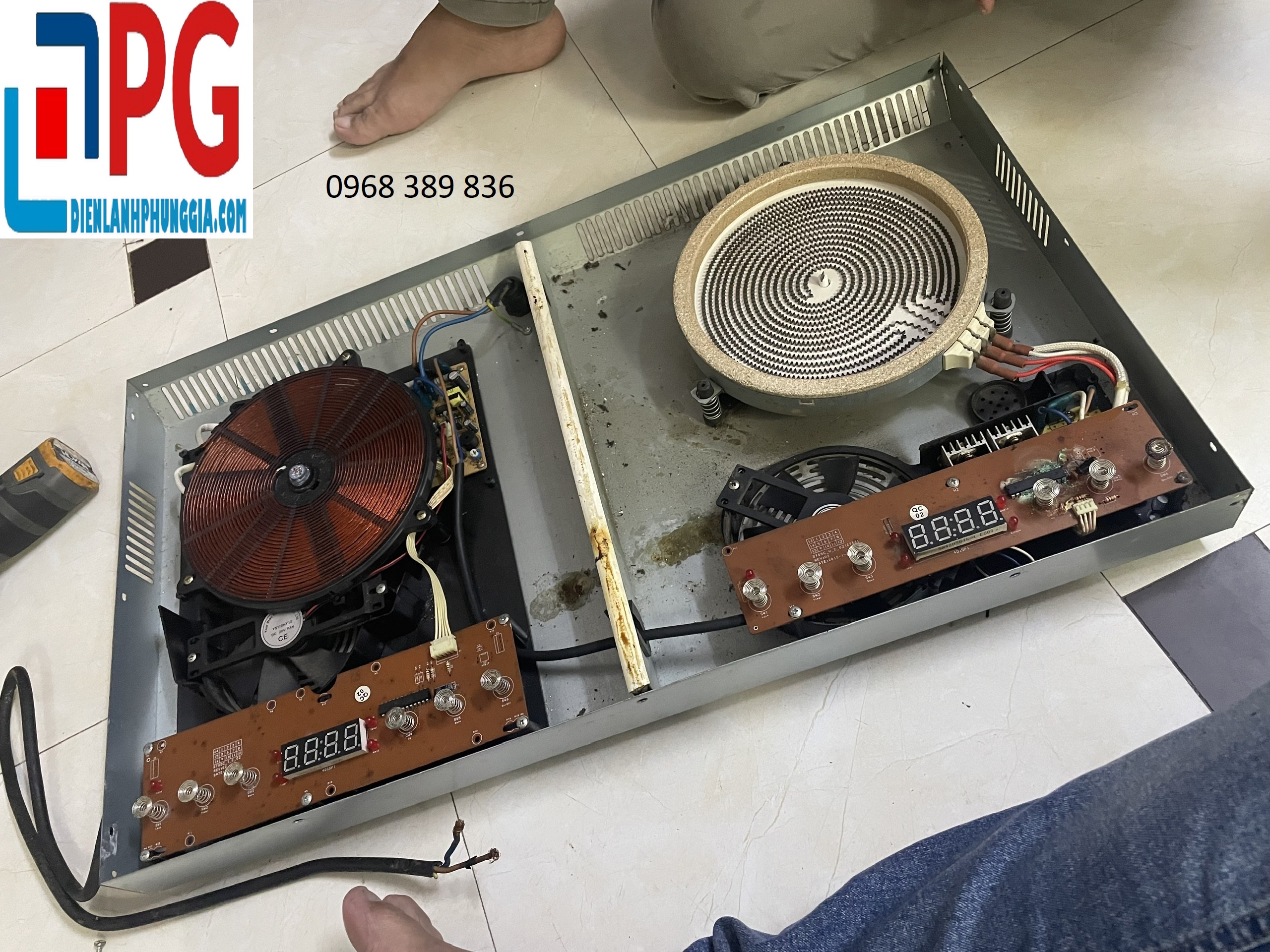 Sửa Bếp Từ Tại KĐT Văn Phú Hà Đông