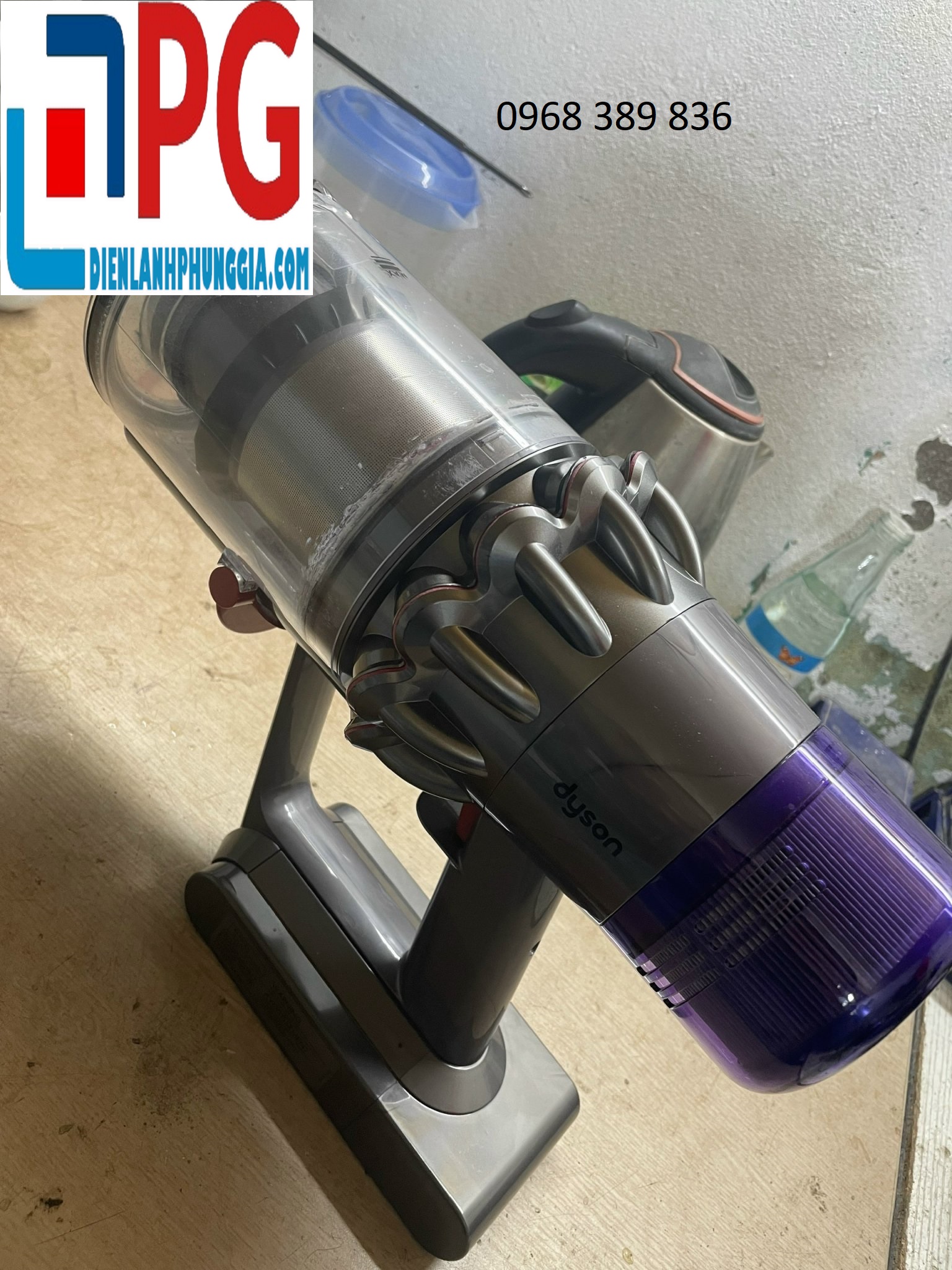 sửa máy hút bụi Dyson tại KĐT Văn Phú Hà Đông