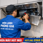 Sửa máy hút mùi tại KĐT Thanh Hà
