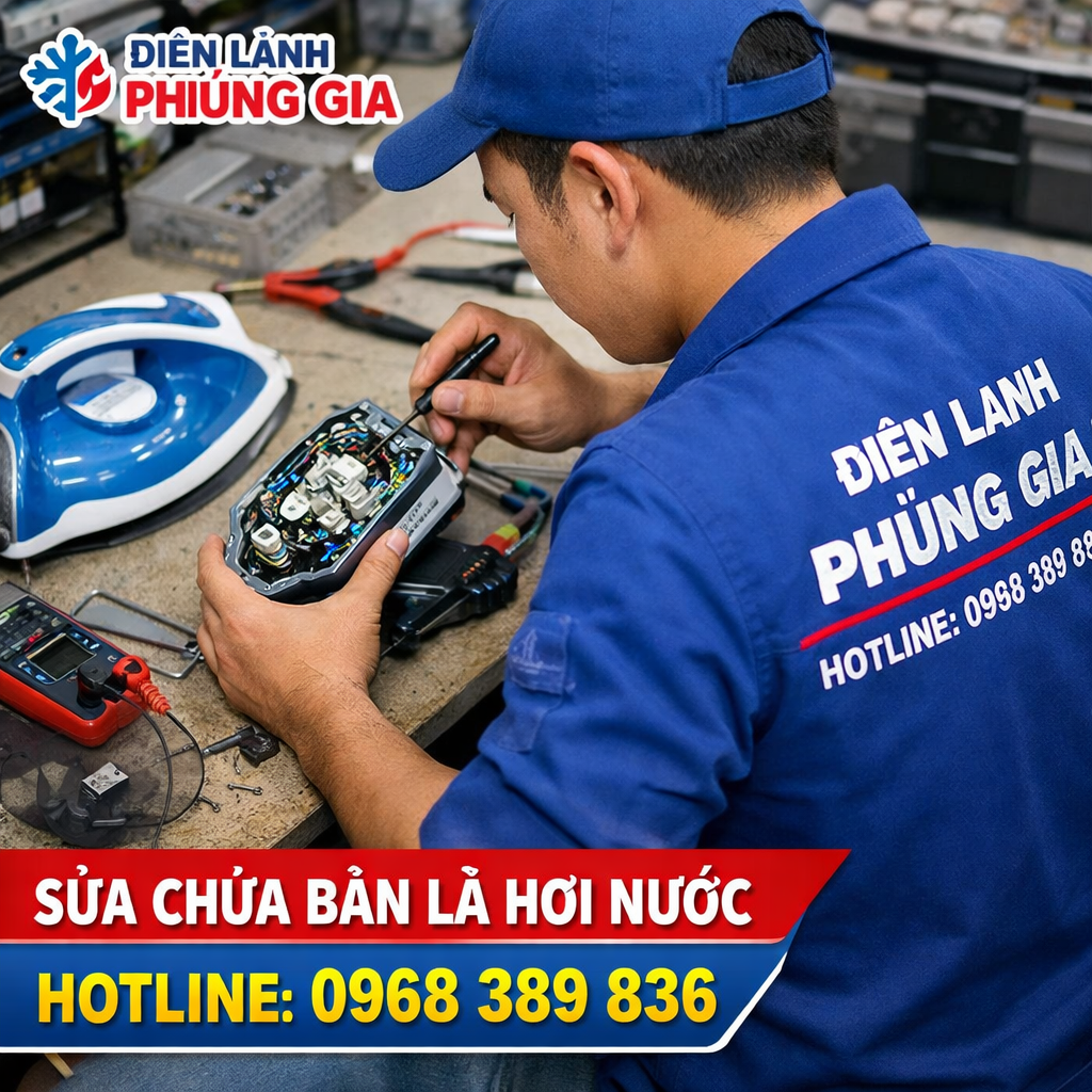 Sửa Bàn Là Hơi Nước Tại Mộ Lao Hà Đông