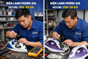 Sửa Bàn Là Hơi Nước Tại Mộ Lao Hà Đông