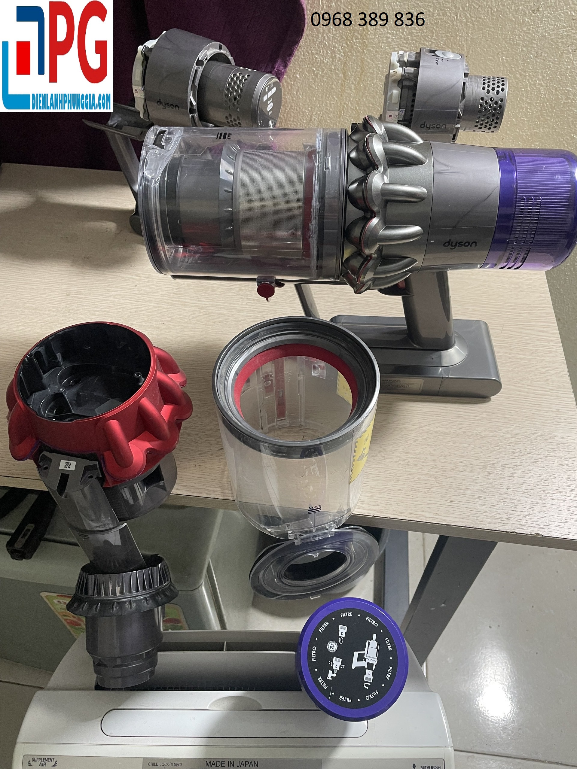 Sửa Máy Hút Bụi Dyson Tại Đường Cầu Giấy