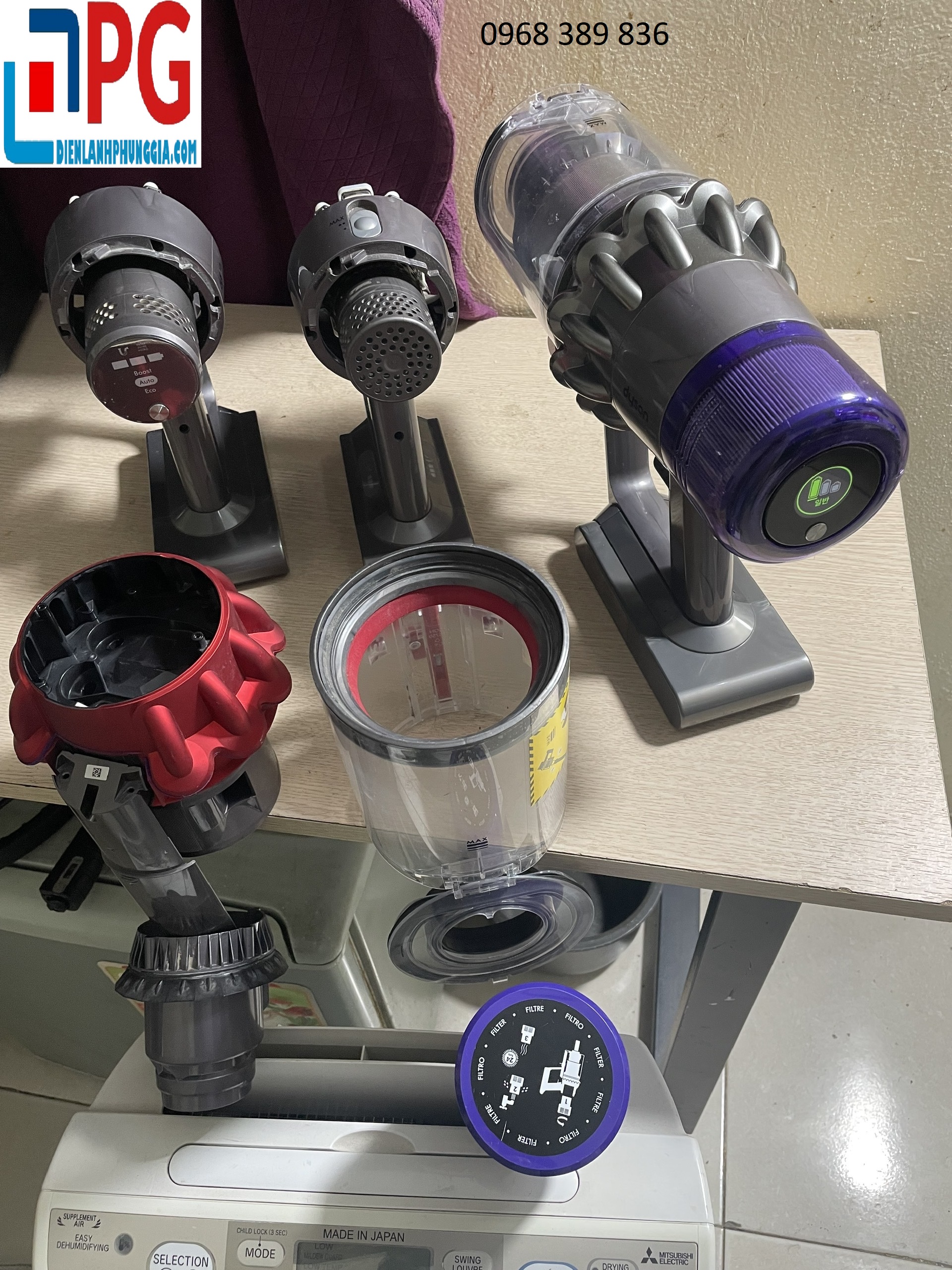 Sửa Máy Hút Bụi Dyson Tại Đường Cầu Giấy